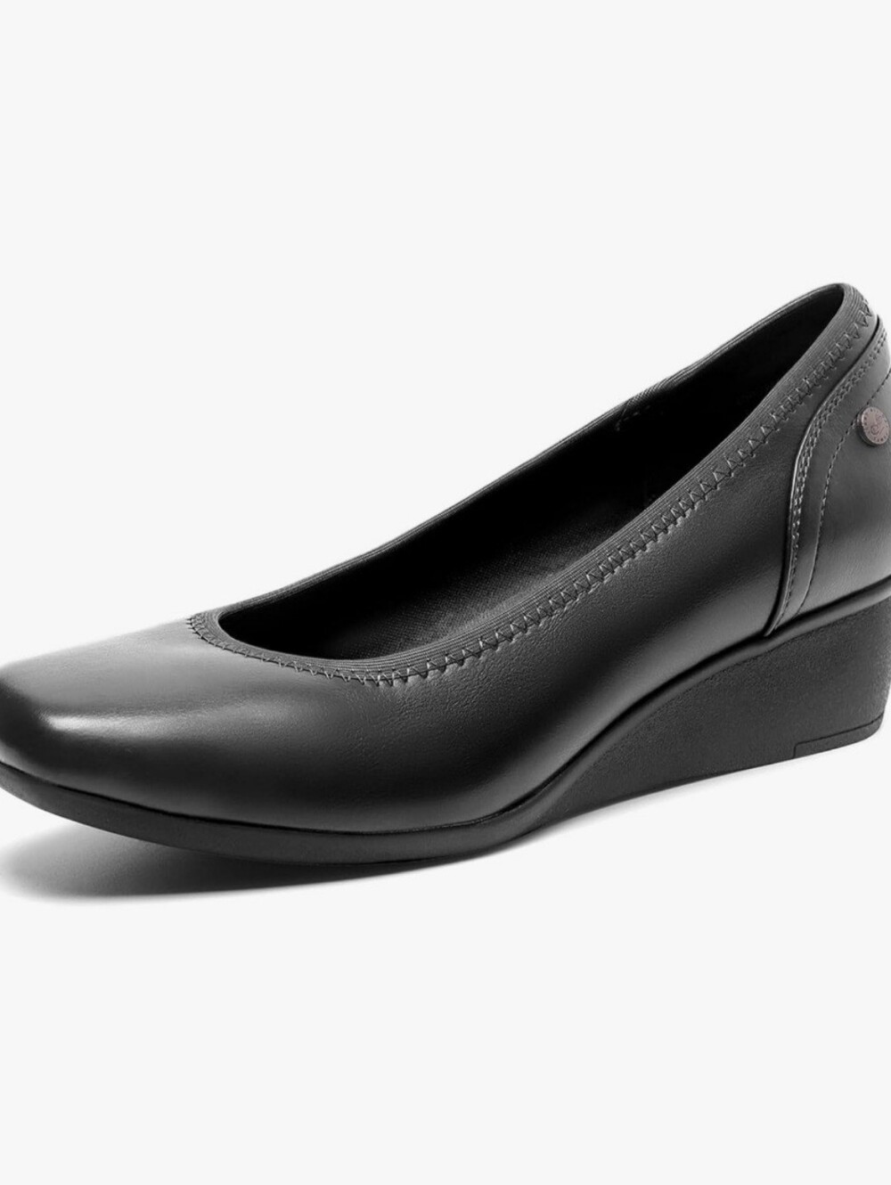 Dream Pairs Women's Wedge Closed Toe Low Heel Pumps Dress Shoes, Size 10 - Picture 2 of 15
